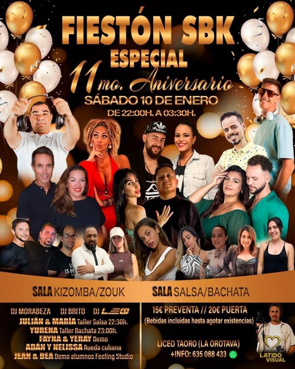 Fiestón SBK Especial 11mo Aniversario