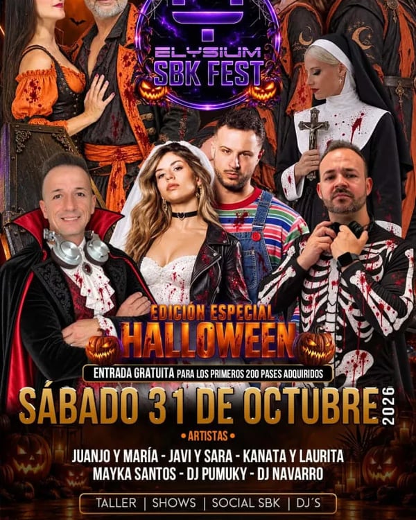 Elysium SBK Fest – Capítulo 13: Edición especial Halloween - Poster del evento