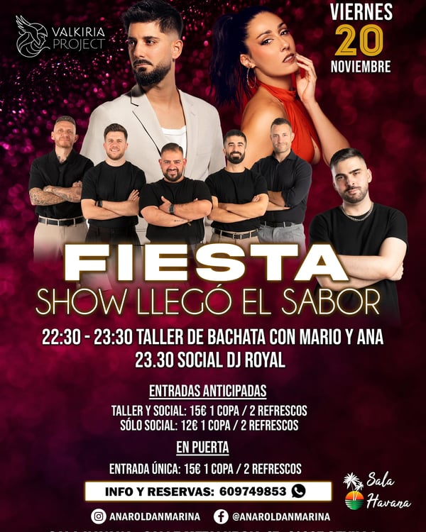 Fiesta Show Llegó el Sabor - Poster del evento