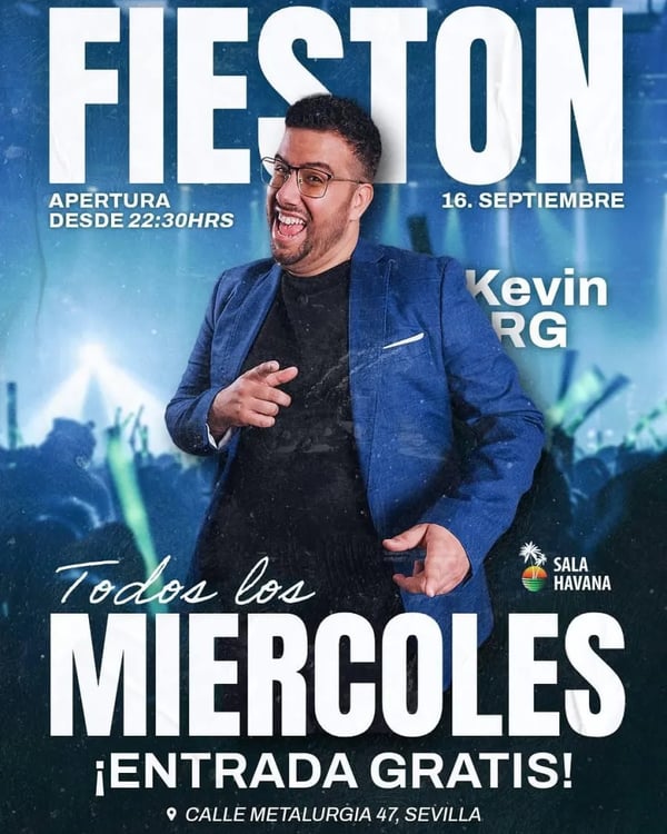 Fiestón de los #miércoles - Poster del evento