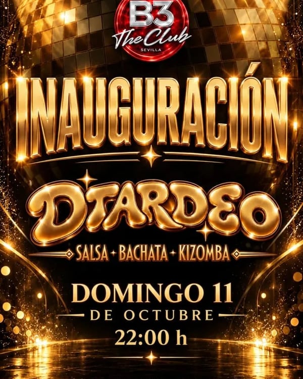 Inauguración DTardeo SBK - Poster del evento