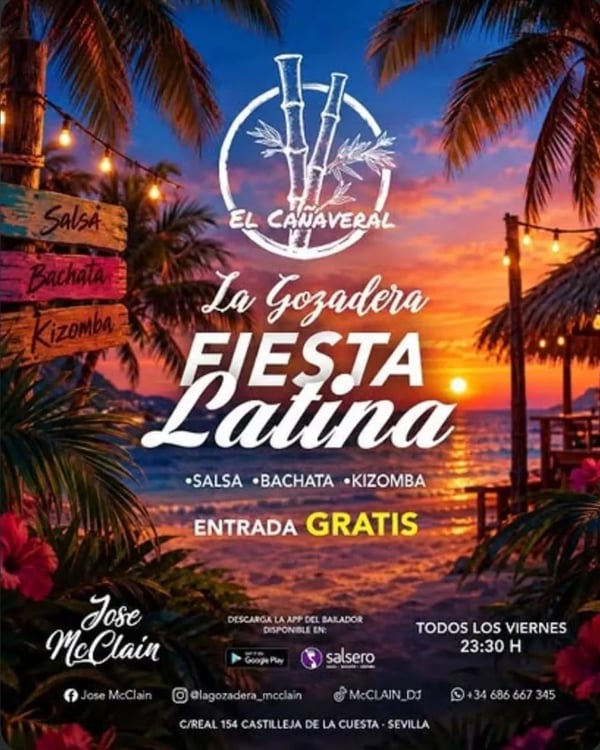 La Gozadera Fiesta Latina - Poster del evento
