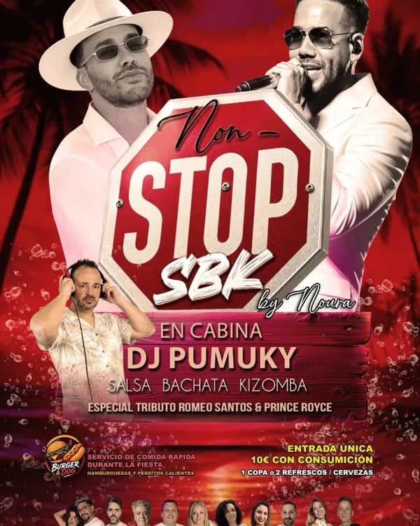 NON-STOP SBK by Noura (Tributo Romeo Santos & Prince Royce) - Poster del evento