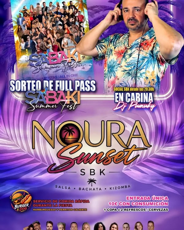 Noura Sunset SBK - Poster del evento