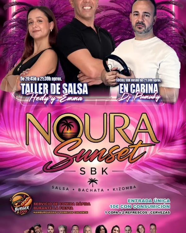 Noura Sunset SBK - Poster del evento