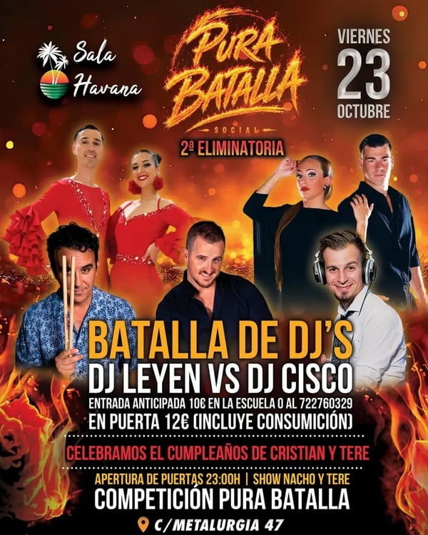 Pura batalla social – 2ª eliminatoria - Poster del evento