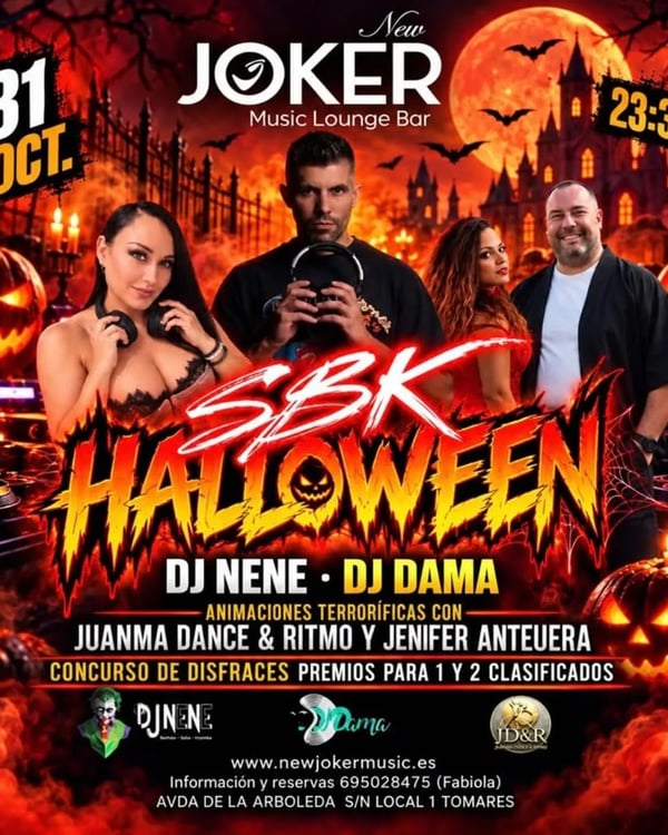 SBK Halloween - Event poster