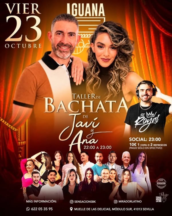 Taller de bachata de Javi y Ana - Event poster