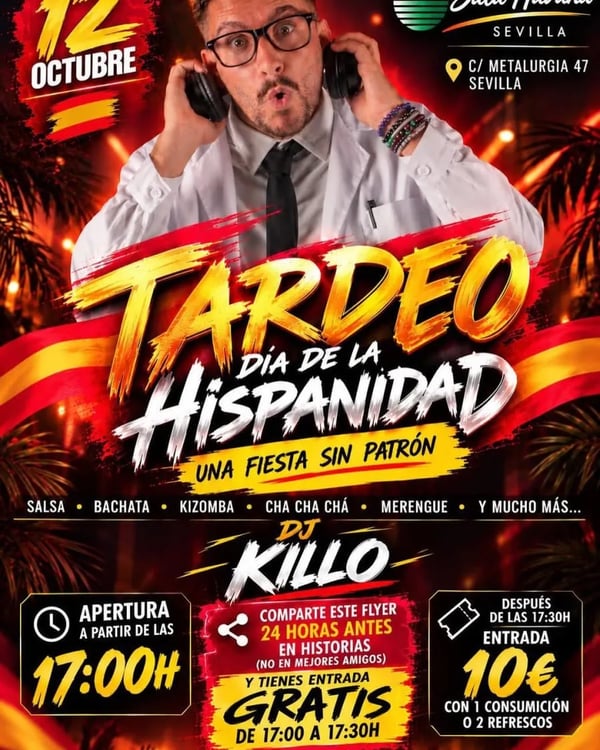 Tardeo Día de la Hispanidad - Poster del evento