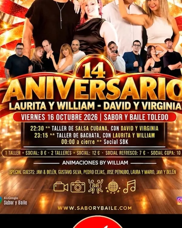 14 Aniversario - Poster del evento