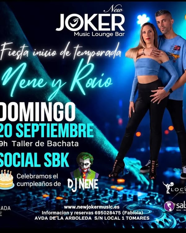 Fiesta inicio de temporada Nene y Rocío - Event poster