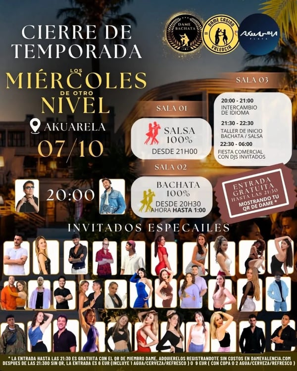 Cierre de temporada – Los miércoles de otro nivel - Poster del evento