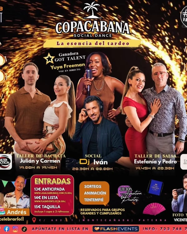 Copacabana Social Dance - Poster del evento
