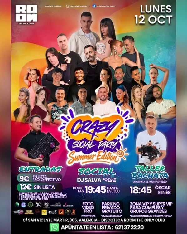 Crazy Social Party - Summer Edition - Poster del evento
