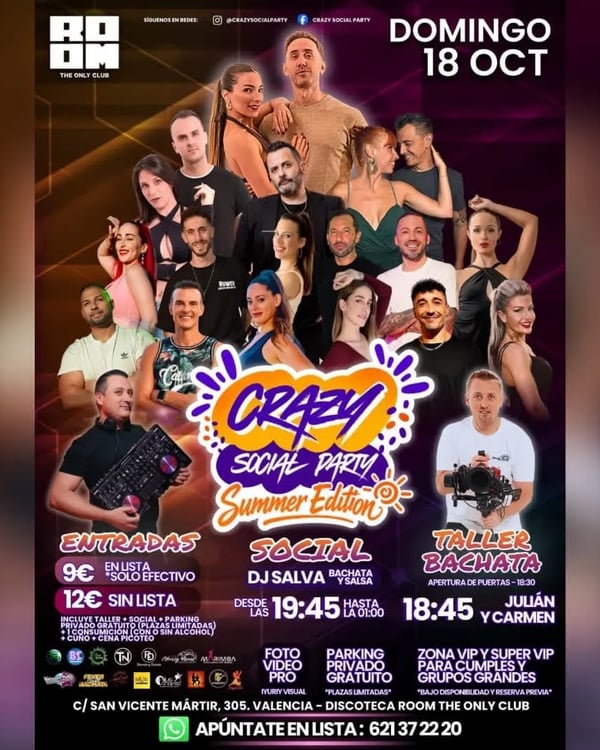 Crazy Social Party - Summer Edition - Poster del evento