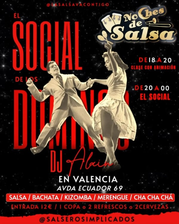 El social de los domingos - Poster del evento