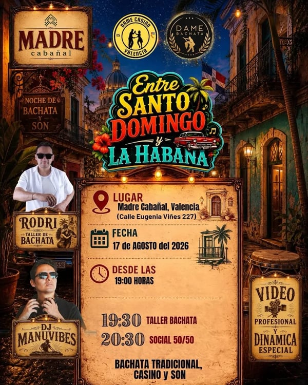 Entre Santo Domingo y La Habana