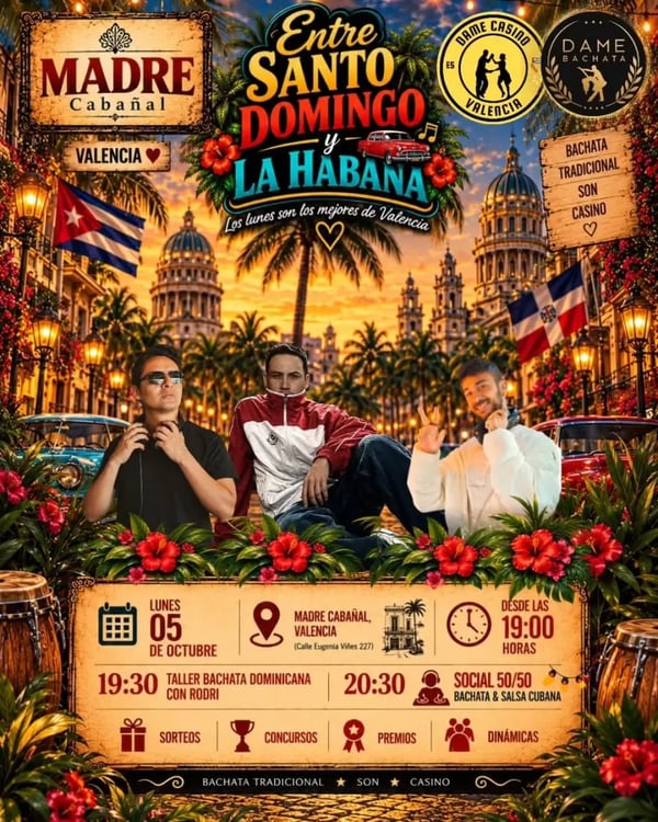 Entre Santo Domingo y La Habana - Poster del evento