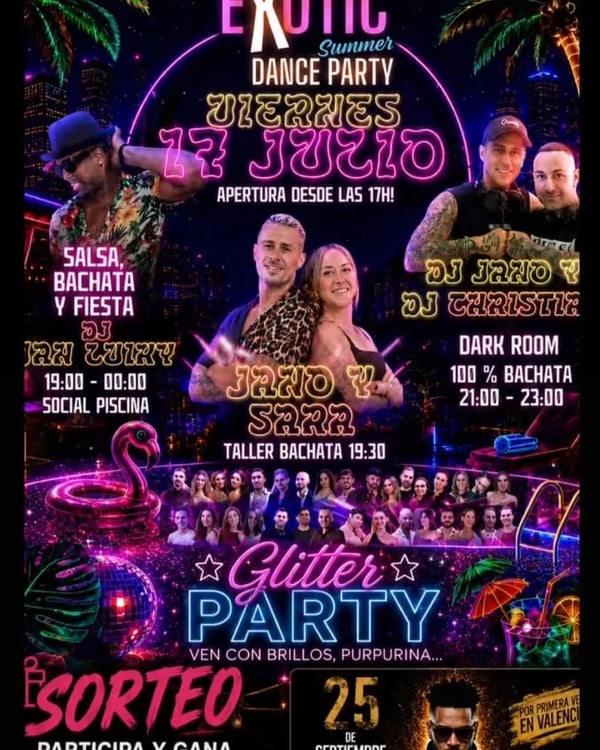 Exotic Summer Dance Party - Poster del evento