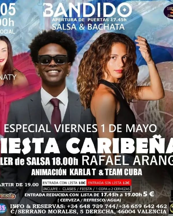 Fiesta Caribeña - Especial Viernes 1 de Mayo