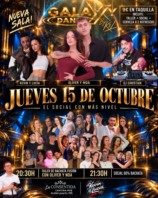 Galaxy dance - Poster del evento