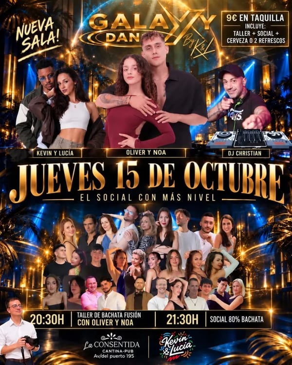 Galaxy Dance – El social con más nivel - Poster del evento