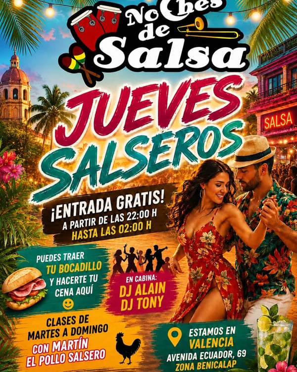 Jueves salseros - Event poster