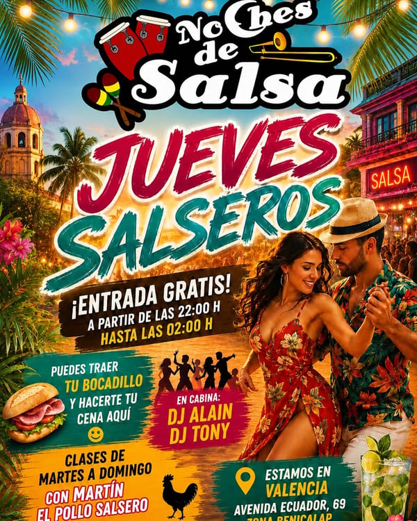 Jueves salseros - Poster del evento