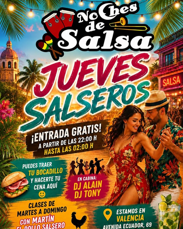 Jueves salseros - Poster del evento