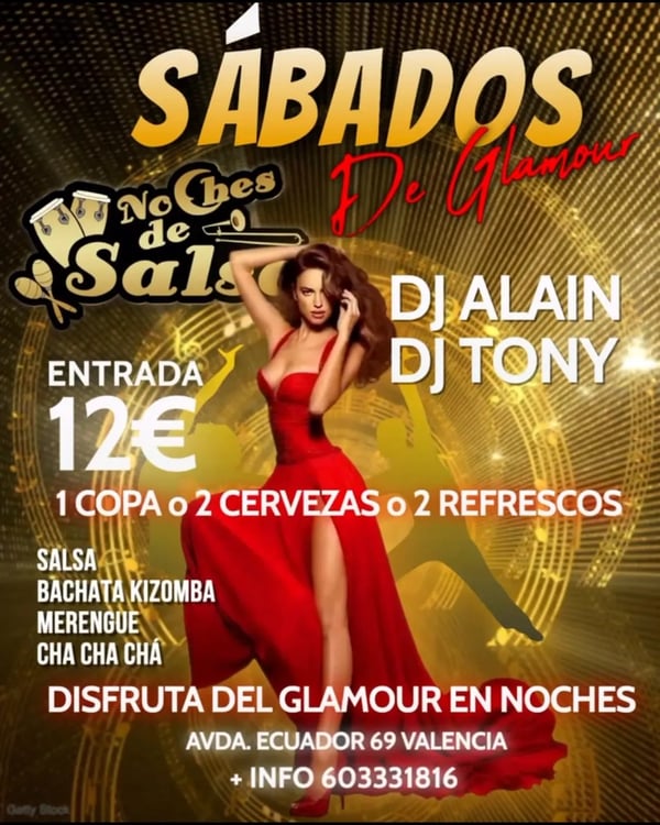 Sábados de Glamour - Poster del evento
