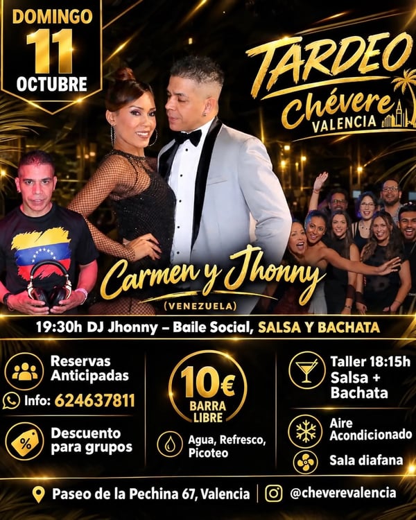 Tardeo Chévere - Poster del evento