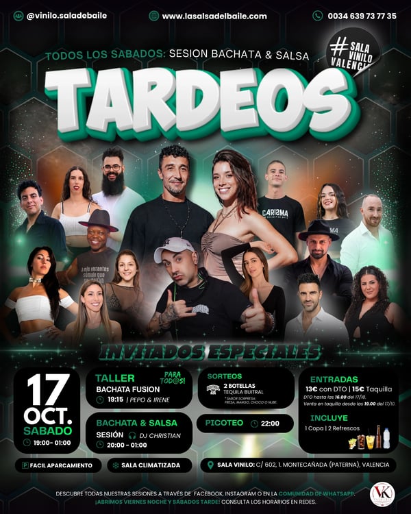 Tardeos Vinilo - Poster del evento