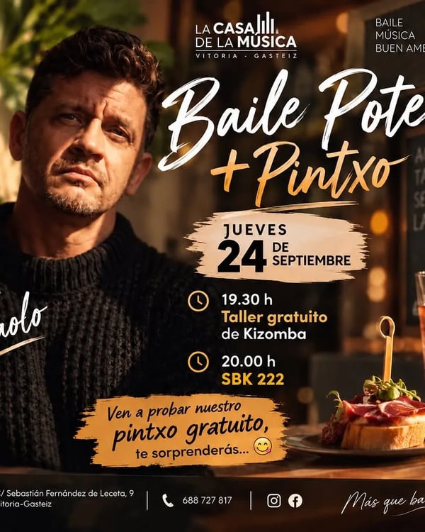 Baile Pote + Pintxo - Poster del evento