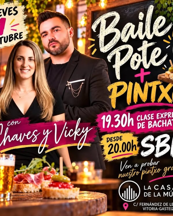 Baile Pote + Pintxo - Poster del evento