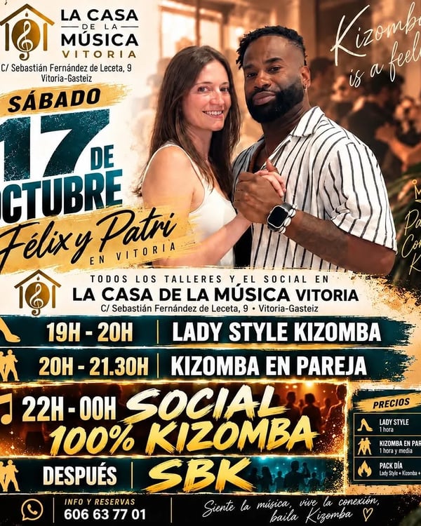 Félix y Patri en Vitoria - Poster del evento