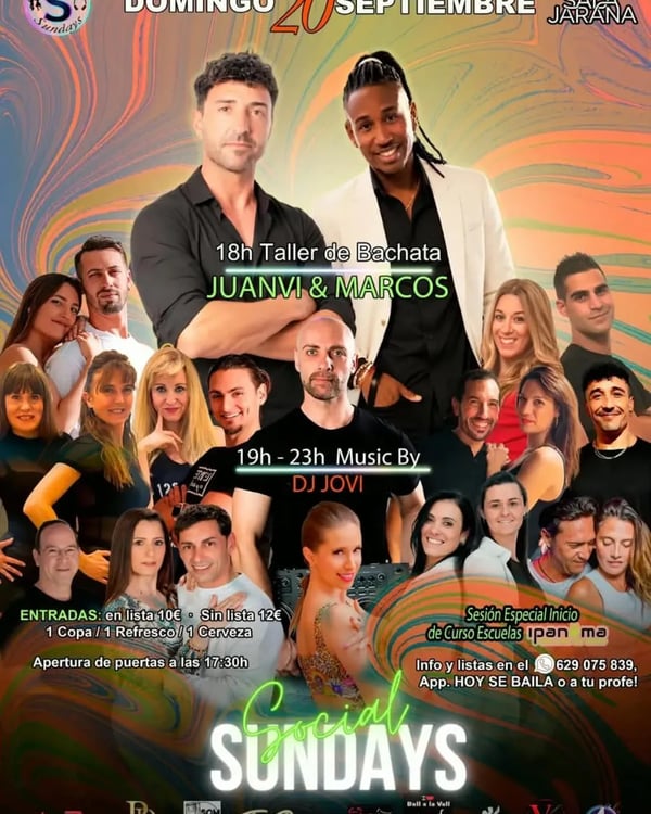 Social Sundays - Poster del evento