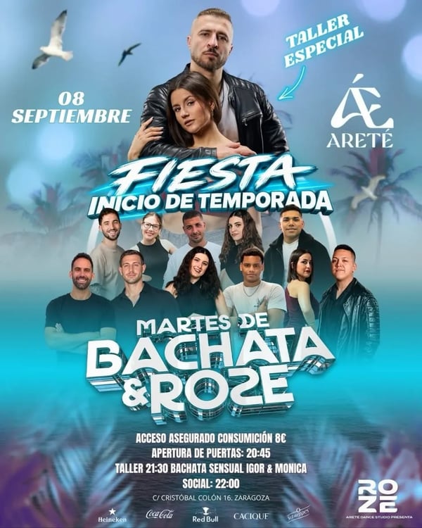 Fiesta Inicio de Temporada – Martes de Bachata