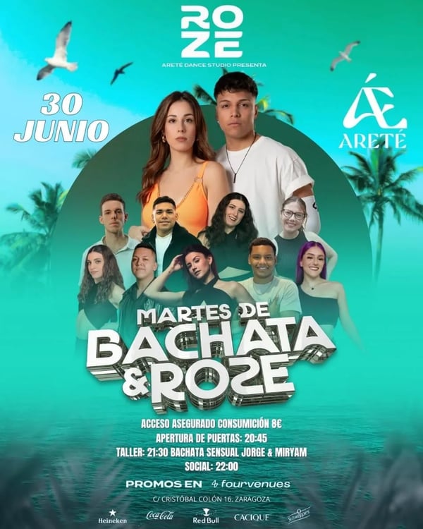 Martes de Bachata & ROZE - Poster del evento