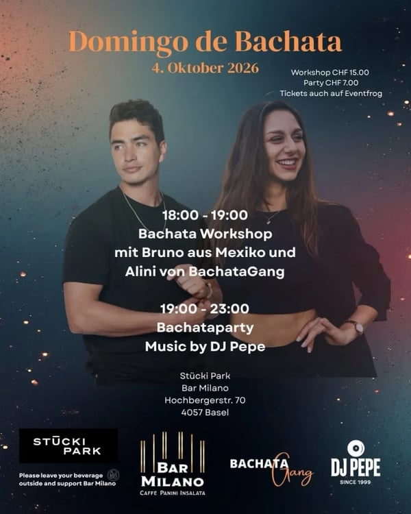 Domingo de Bachata - Poster del evento