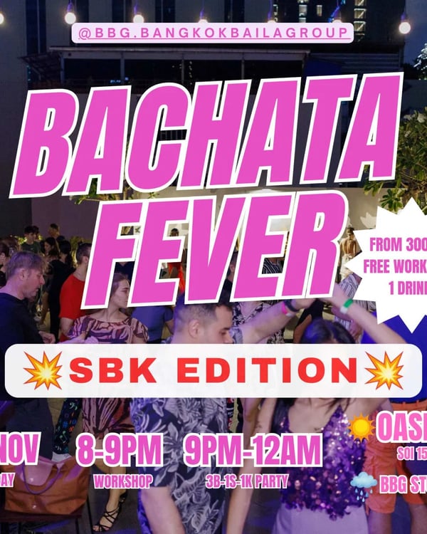 Bachata Fever – SBK Edition - Poster del evento