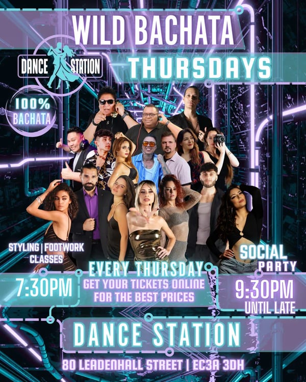 Wild Bachata Thursdays - Poster del evento