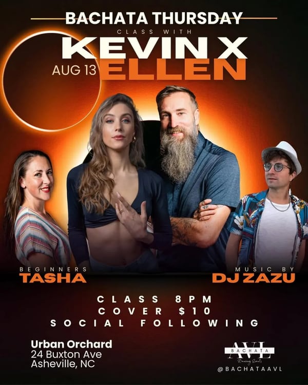Bachata Thursday: Class with Kevin & Ellen - Poster del evento