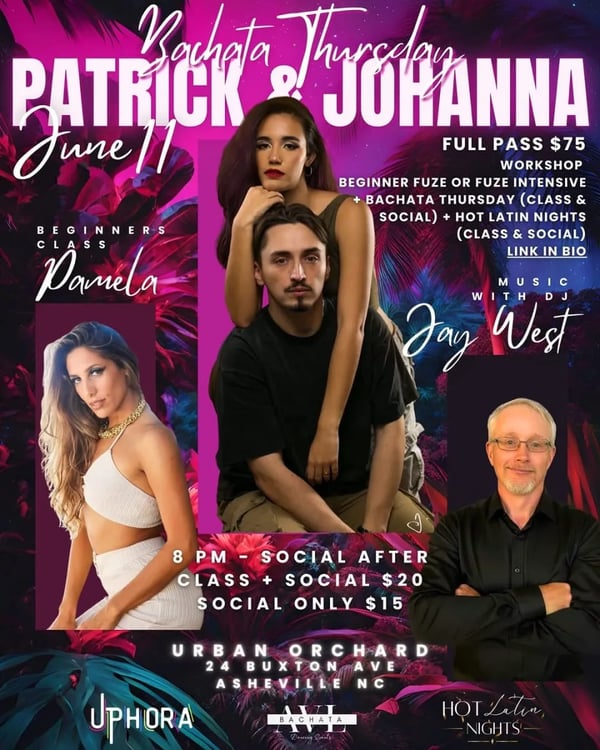Bachata Thursday with Patrick & Johanna - Poster del evento