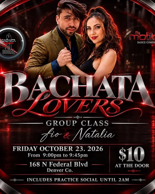 Bachata Lovers - Poster del evento