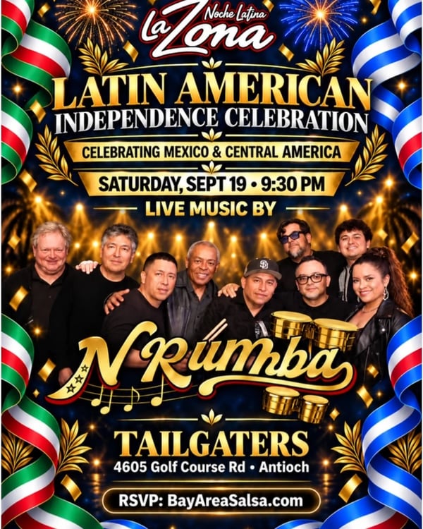 Latin American Independence Celebration - Event poster