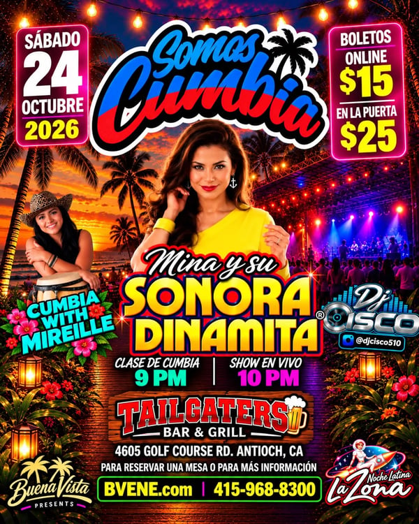 Somos Cumbia - Poster del evento