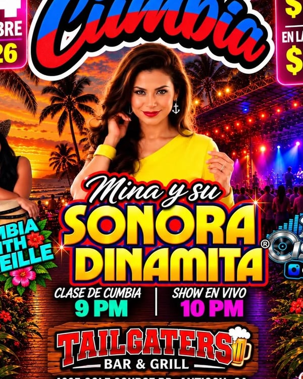 Somos Cumbia - Poster del evento