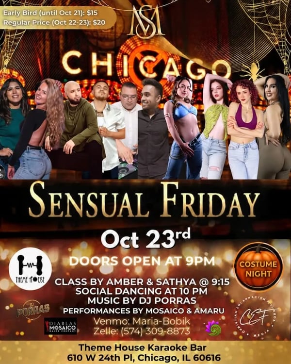 Sensual Friday - Poster del evento