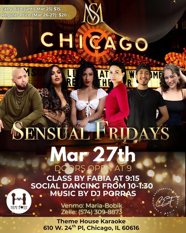 Sensual Fridays - Poster del evento