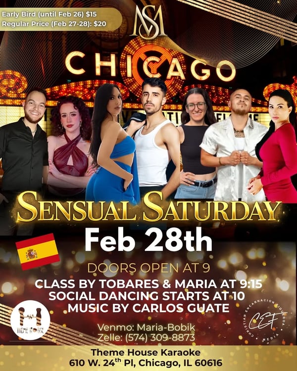 Sensual Saturday - Poster del evento
